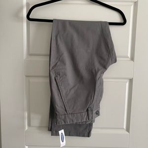 Old Navy Ultimate Straight Gray Khakis